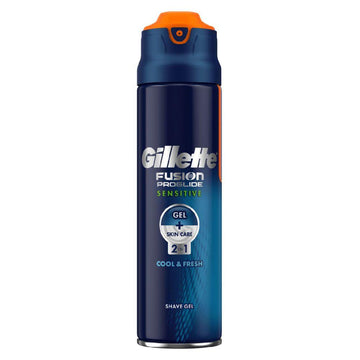Fusion Proglide Sensitive 2In1 Cool & Fresh Shaving Gel 170Ml
